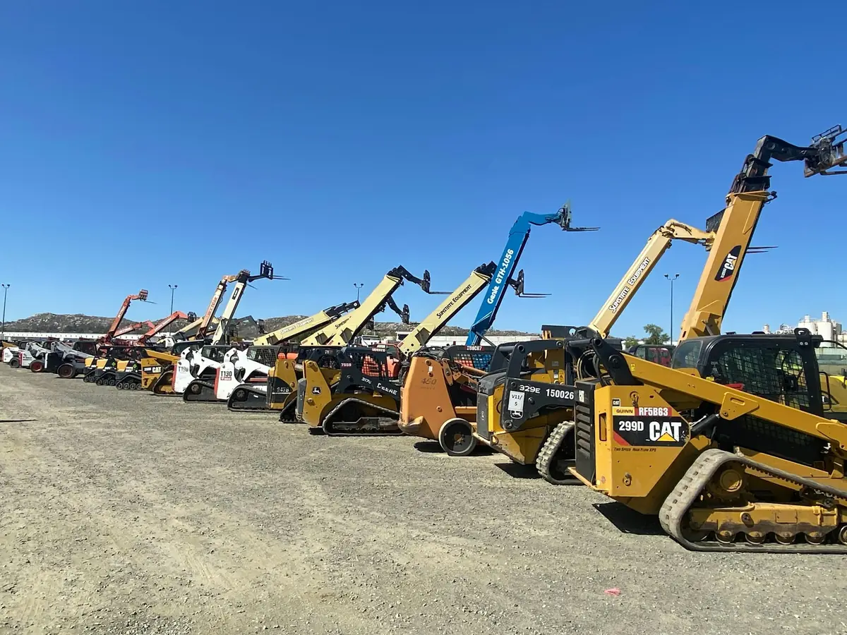 Parc d’engins de chantier en location